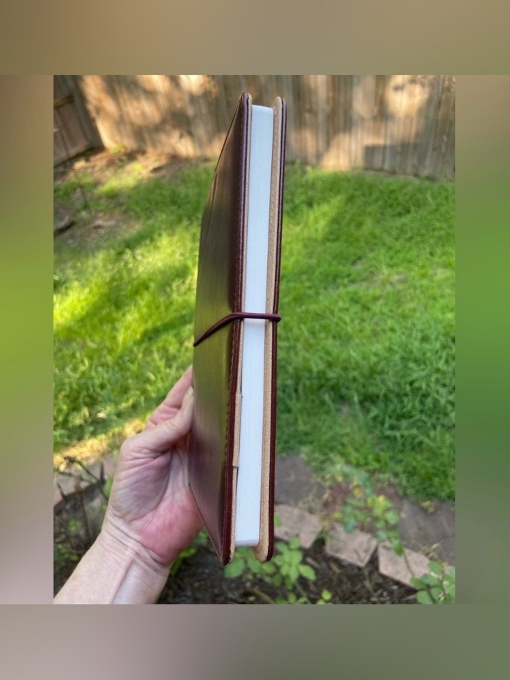 Brown Faux Leather Dotted Journal for Writing, Scripting or Doodling. Diaries - Picture 6 of 7